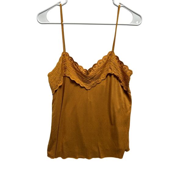 Daytrip Tops - Daytrip Y2K Orange Tank Top Embellished S Rayon Super Soft
